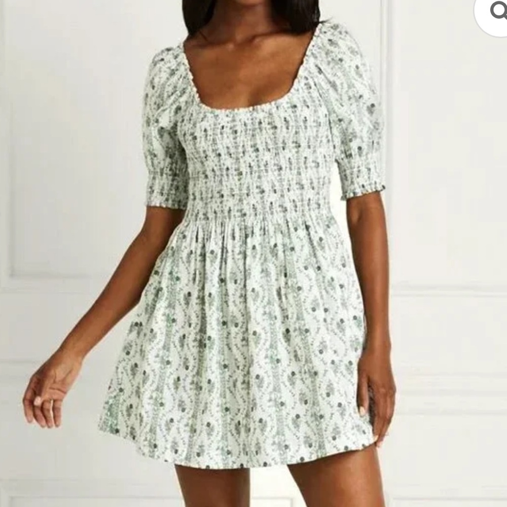 NWT Hill House Naia Cotton Mini Nap Dress